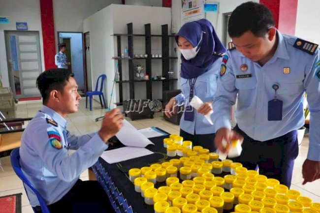 124 Petugas LPN Karang Intan Dites Urin, Ini Hasilnya