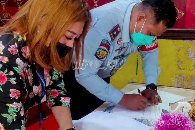 Gandeng LKP Adlia Mahardika, Lapas Lubuk Pakam Gelar Pelatihan Menjahit