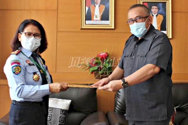 Sambangi PN Makassar, Bapas Makassar Dapat Dukungan Implementasi Keadilan Restoratif