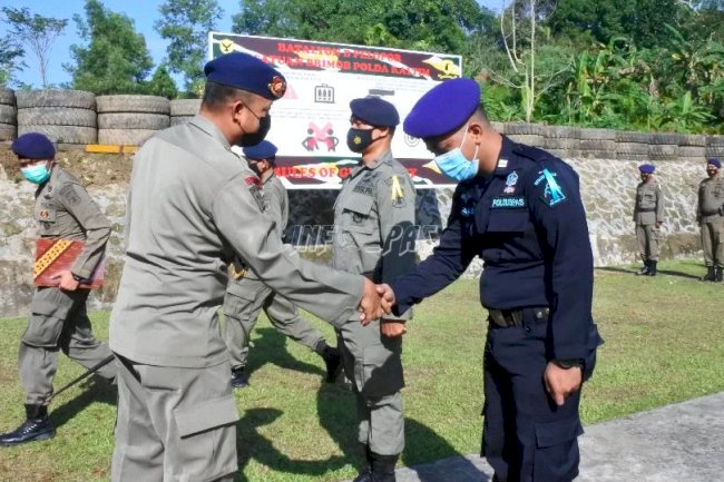 Gandeng Brimob, Kemenkumham Kaltim Latih Petugas Pemasyarakatan Kesamaptaan