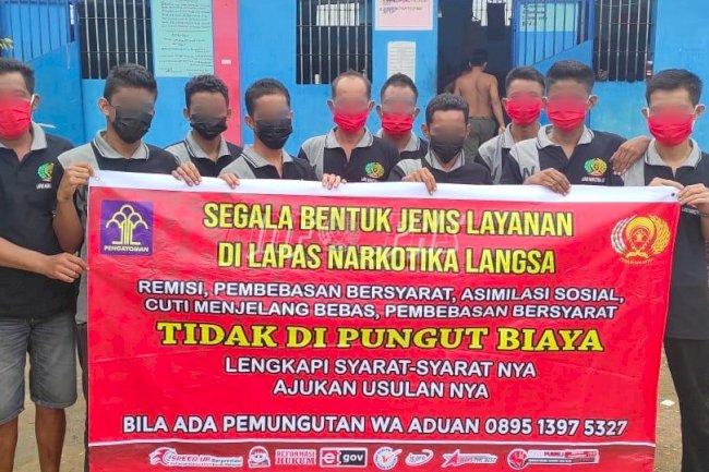 Sosialisasikan Hak WBP, Kalapas Narkotika Langsa Tegaskan Semua Layanan Gratis
