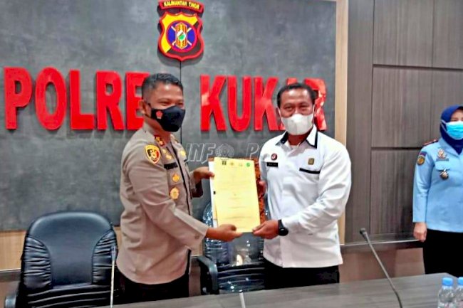 Cegah Overstaying, Lapas Tenggarong Teken MoU dengan Polres Kukar