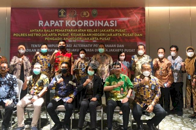 Sinergi Bapas Jakpus & APH Setempat Hasilkan Rancangan PKS Implementasi Keadilan Restoratif