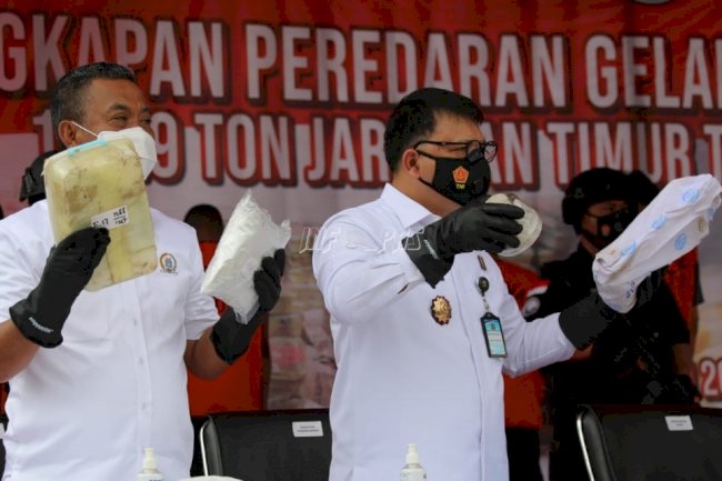 Ditjenpas Berkontribusi Gagalkan Peredaran 1,129 Ton Sabu Jaringan Internasional