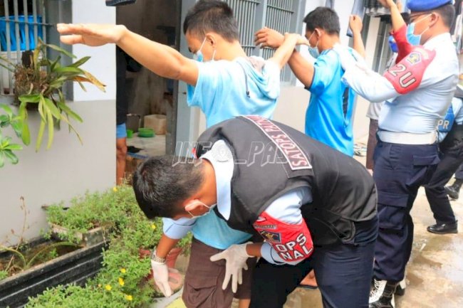 Hunian WBP Rutan Tanjung Redeb Digeledah, Sejumlah Barang Disita