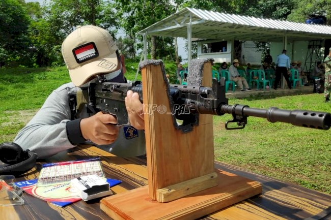 Jajaran Lapas Rangkasbitung Ikuti Pelatihan Menembak
