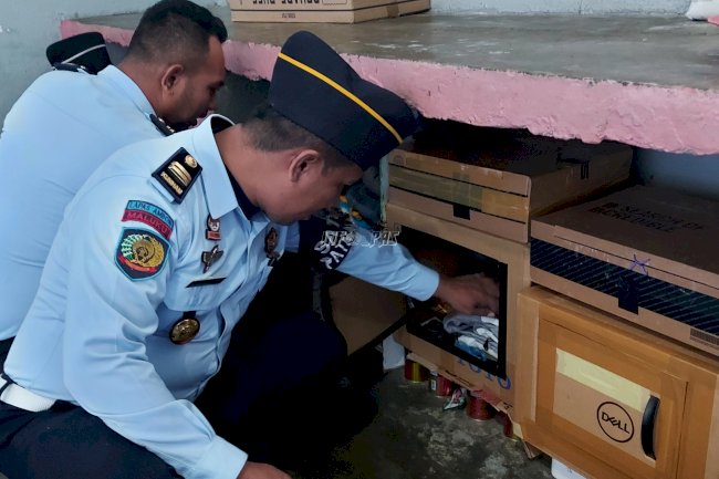 Satops Patnal Lapas Dobo Kembali Geledah Blok WBP