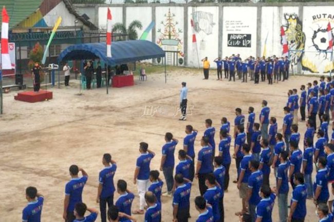 Rutan Palangka Raya Gelar Pekan Olahraga WBP