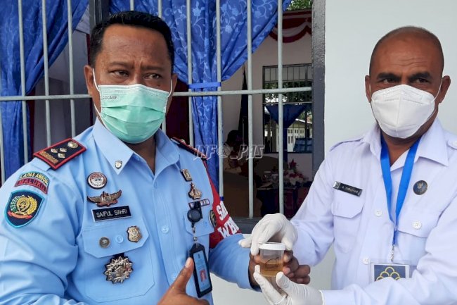 Dites Urine, Petugas Lapas Ambon Negatif Narkoba