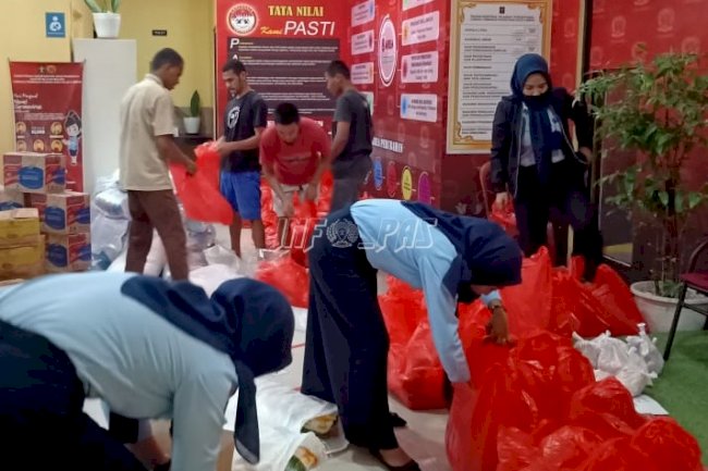 Tanggap Bencana, LPKA Ambon Galang Bantuan Sosial