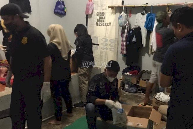 Bersihkan Halinar, Jajaran Rutan Ambon Geledah Blok Narkotika