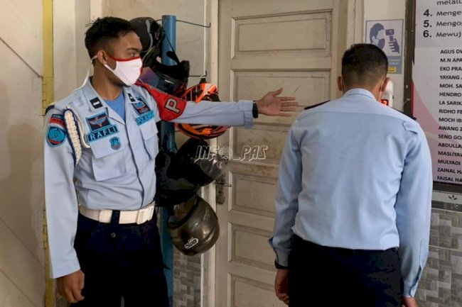 Satgas P2U, Garda Terdepan Pelaksanaan Prokes di Lapas Tenggarong