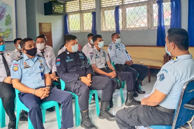 Plt. Kalapas Dobo Tekankan Ketelitian Penerimaan Barang WBP