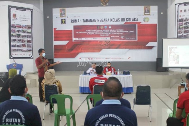  Peringatan HANI, Rutan Kolaka Gelar Penyuluhan & Tes Urine 