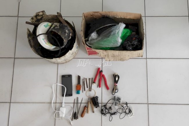 Serius Berantas Narkoba, Satops Patnal Lapas Muara Teweh Geledah Blok WBP