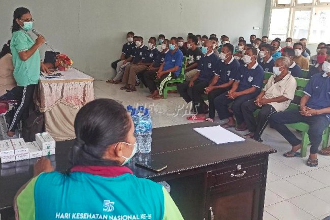 Lapas Saumlaki Tingkatkan Kualitas Pelayanan Kesehatan WBP Melalui Posbindu