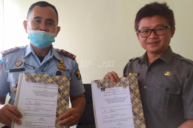 Jamin Pelayanan Kesehatan WBP, Lapas Namlea Teken PKS Bersama RSUD Buru