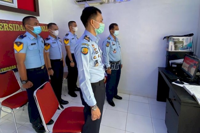 Taruna Poltekip Jalani Orlap di Lapas Binjai