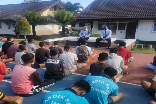 Anak LPKA Loteng Diajak Selalu Jaga Kebersihan & Tidak Merokok