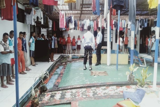 Yel-Yel WBP Gelorakan Semangat di Rutan Ambon