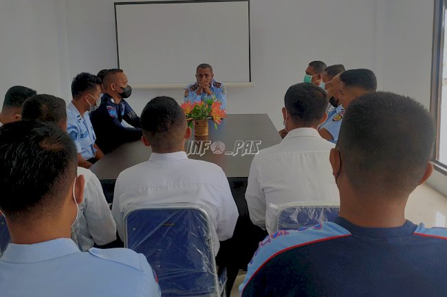 Kalapas Saparua Tekankan Pentingnya Deteksi Dini Gangguan Kamtib