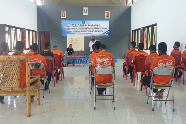 WBP Lapas Piru Antusias Ikuti Pelatihan Kemandirian