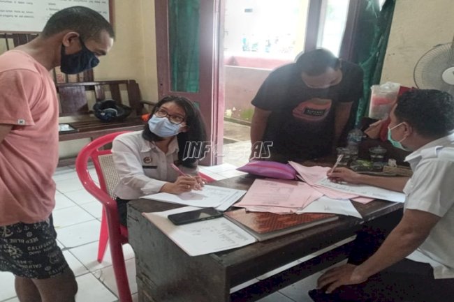 Petugas Rutan Ambon Lakukan Pendataan Tahanan di Luar Rutan