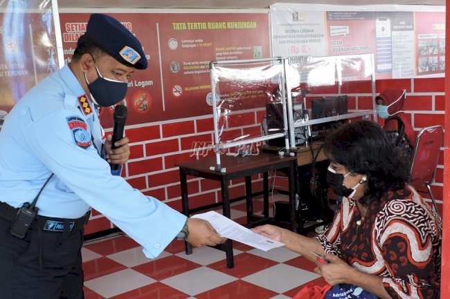 Siap Laksanakan PPKM Darurat, Lapas Ambon Lakukan Sosialisasi