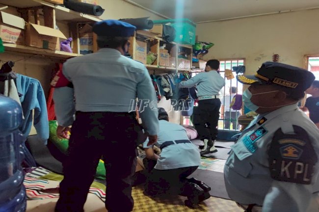 Satops Patnal Pemasyarakatan Geledah Blok Hunian WBP