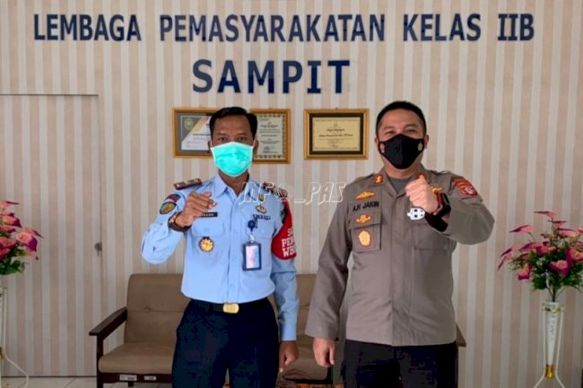Lapas Sampit Raih Piagam Penghargaan P4GN dari Polres Kotim