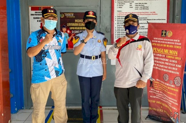 Taruna Poltekip Rampungkan Orlap, Ini Pesan Kalapas Muara Teweh