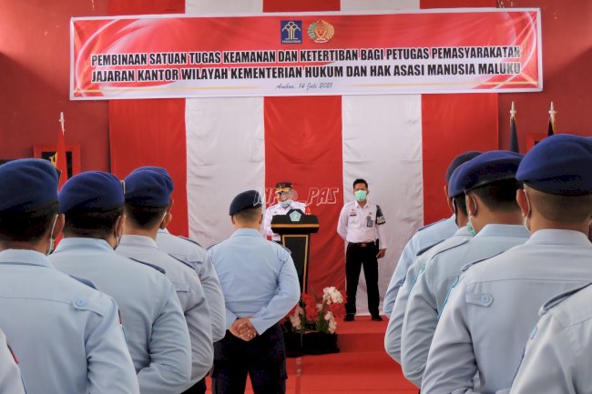 Giat Bina Satgas Kamtib Petugas Pemasyarakatan Maluku Resmi Dibuka