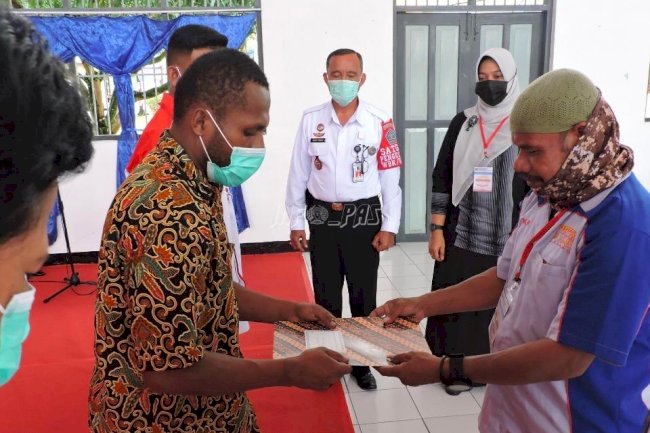 Lapas Ambon Tutup Pelatihan Pembinaan Kemandirian Bidang Jasa
