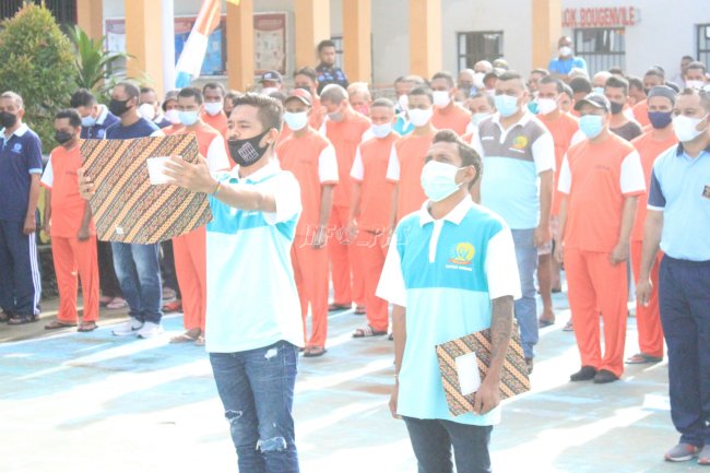 Sambut HUT Ke-76 RI, Rutan Ambon Gelar Pekan Olahraga