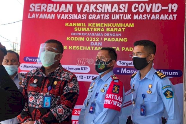 Lapas Padang Buka Vaksinasi Massal untuk Masyarakat