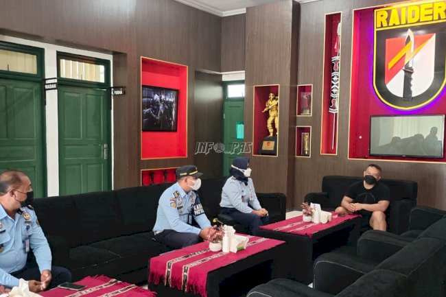 Rutan Ambon Bangun Sinergi dengan Batalyon Raider 733/Masariku