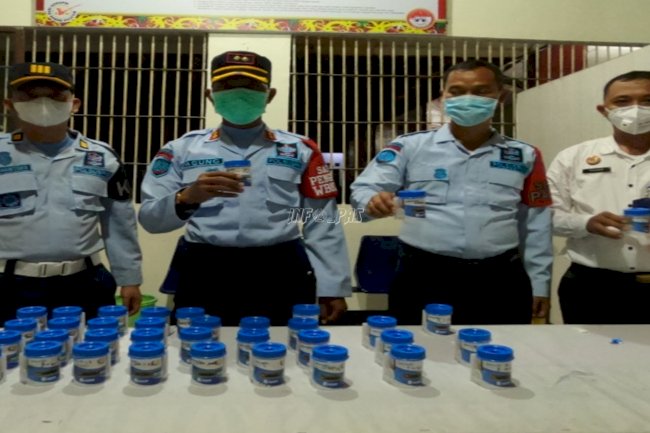 Tes Urine Petugas, Langkah Konkret Lapas Sampit  Perangi Narkoba