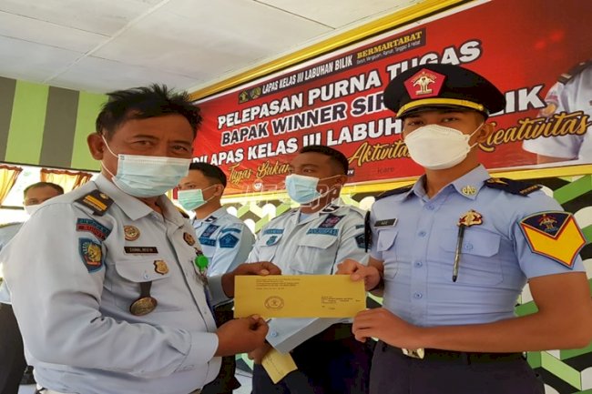 Taruna Poltekip Rampungkan Orlap di Lapas Labuhan Bilik