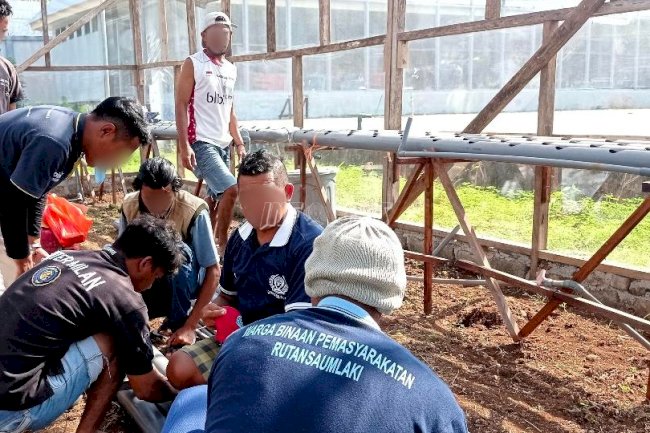 WBP Lapas Saumlaki Praktik Teori Hidroponik di Lapangan