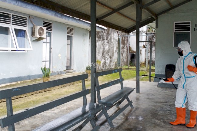 Cegah COVID-19, Lapas Dobo Kembali Didisinfeksi