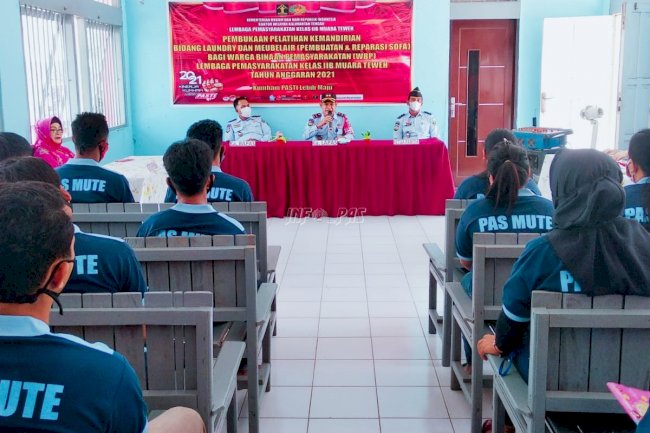 Lapas Muara Teweh Bekali WBP dengan Pelatihan Mebel & Penatu