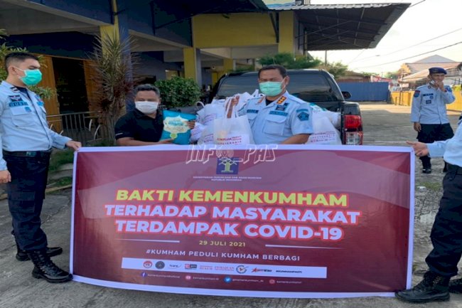 UPT Pemasyarakatan Sukseskan Program Kumham Berbagi