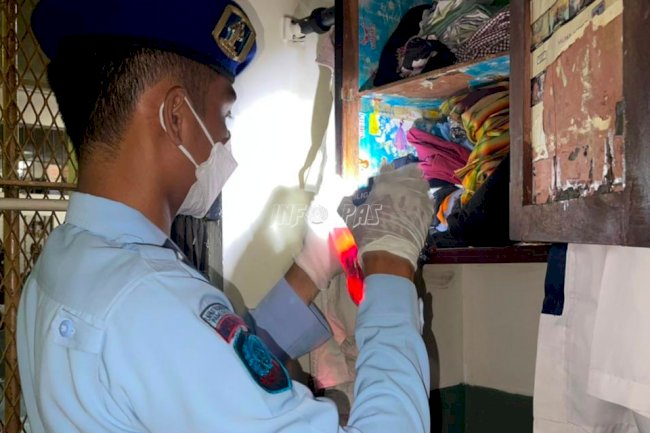 Geledah Hunian WBP, LPN Pamekasan Komitmen Perangi Halinar