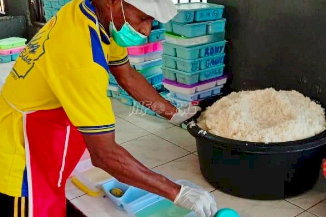 Lapas Piru Tingkatkan Sanitasi Sarana Fisik Dapur