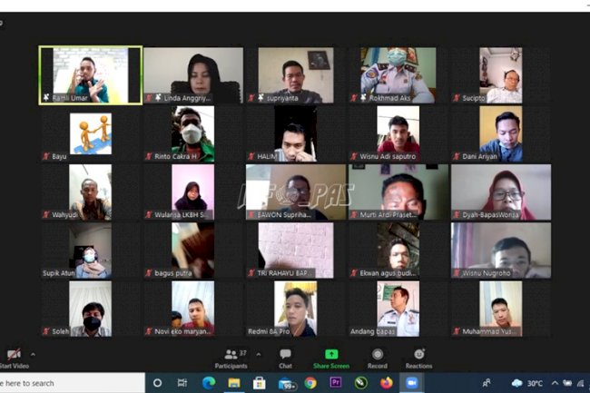 Optimalkan Pembimbingan, Bapas Wonosari & LKBH Sang Surya Gelar Penyuluhan Hukum 