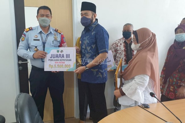 Rutan Padang Panjang Juara III Kepatuhan Koperasi se-Padang Panjang 