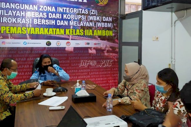 Tim Monev Kanwil Maluku Sambangi Sejumlah UPT Pemasyarakatan