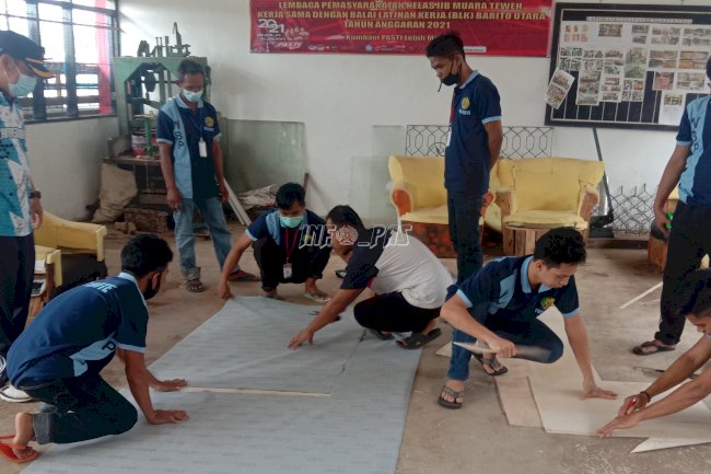 Kalapas Muara Teweh Pantau Langsung Pelatihan Kemandirian WBP