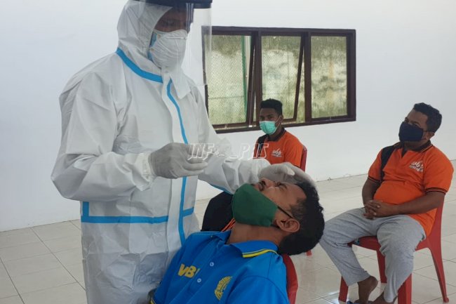 4 WBP Lapas Piru Jalani Tes Rapid Antigen, Ini Hasilnya