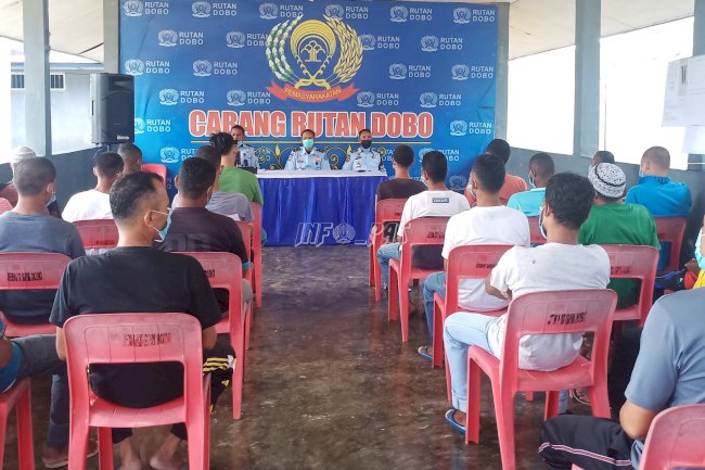 Perlombaan Olahraga Meriahkan HUT Ke-76 RI di Lapas Dobo